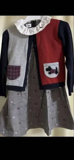 familiar カーディガンのみ　テリア　120センチ