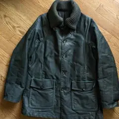 ABAHOUSE＊ダークグリーン リブ襟 中綿ジャケット サイズ2