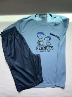 未使用PEANUTS ルームウェア　ライトブルー