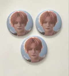 treasureヨシ 缶バッジ 3個 LASTNIGHT 昼