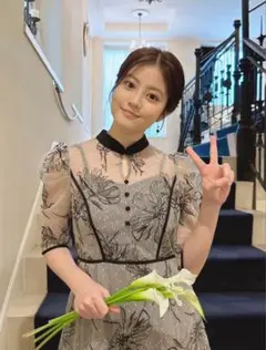 2025年最新】LEJ 配色パイピングプチハイネック花柄刺繍