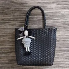 ☆ハンドメイド☆ ミニチュア ショルダーバッグ パープル ドールアウト