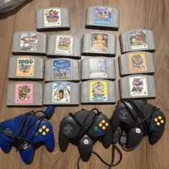 NINTENDO64ソフト＋コントローラー ジャンク
