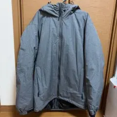 NAVY. ダウンジャケット グレー L