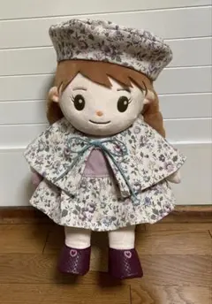 おしゃべりみーちゃん小花柄マントセット
