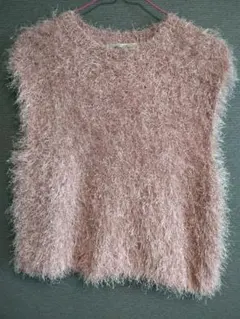 Rose Fare ピンク ノースリーブニット