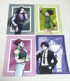 HUNTER×HUNTER ブロマイド　カード　イルミ　ゴン　ヒソカ　クロロ