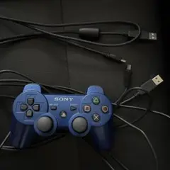 【ジャンク品】デュアルショック3 充電ケーブル大・小2本付き