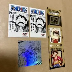 【非売品】ONE PIECE ルフィ シール 4点セット