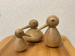 2羽の小鳥 木製オブジェ ヴィンテージ フィンランドで購入 - メルカリ