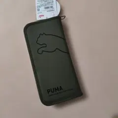 PUMA ペンケース オリーブ色のサムネイル