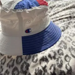 Champion バケットハット ホワイト/ブルー/レッド
