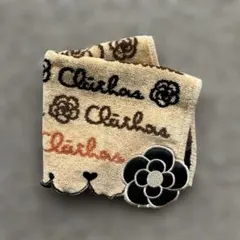 新品未使用　CLATHAS 花柄 タオルハンカチ