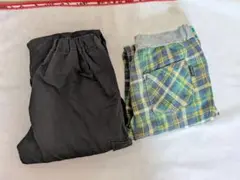 ★子供用ブラックカーゴパンツ★　ズボン