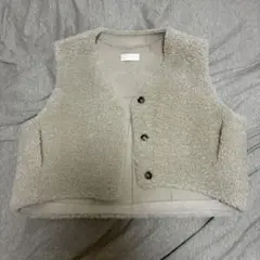 【enciel】リバーシブル ボアベスト