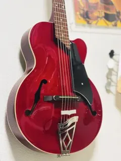 VOX VGA-3PS Cherry Red フルアコギター
