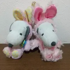 ユニバーサルスタジオジャパン　スヌーピー　うさぎ　2016イースター限定　ぬいば