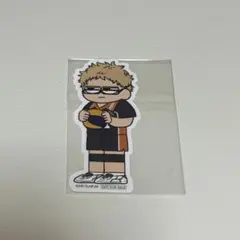 ハイキュー プラザ ノベルティ ジロリ ダイカットステッカー 月島蛍 特典