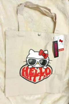 新品　ハローキティ　ジェシーローガン　コラボ　トートバッグ　50周年記念