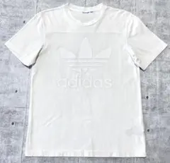 adidas Originals ビッグ トレフォイル 同色ロゴ 半袖 Tシャツ
