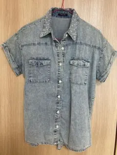 INGNI 半袖デニムシャツ