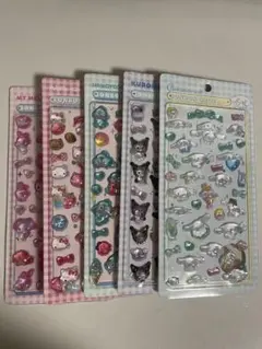 キャラクターシールセット 5枚 ボンボンドロップシール