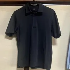 ユニクロ　エアリズムポロ　黒　Mサイズ　ユーズド