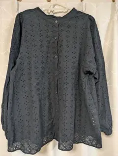 【値下げ】GLOBAL WORK カットワークレースブラウス