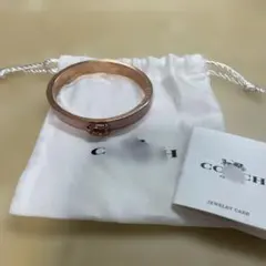 COACH ピンク・ゴールド バングル(ハワイにて購入)