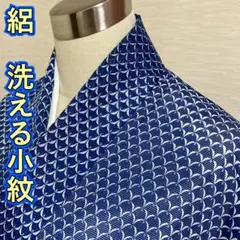 KA1712 絽 洗える着物 身丈158cm 小紋 夏着物 化繊