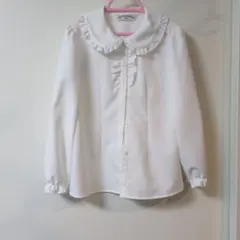 CHOPINndeux フリル付き長袖ブラウス