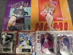 ワンピース　一番くじ　クリアファイル&ステッカー・アクスタ　ヒロイン６点セット