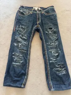 Laguna Beach Jean Co. デニムパンツ 36 劣化　オレンジ