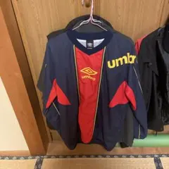 umbro ピステ・ウィンドブレーカー ネイビー/レッド