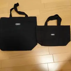 い*じ様 Audi トートバッグ ３点セット ブラック　メーター柄のサムネイル