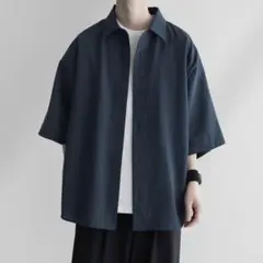 remerリメール　オーバーサイズシャツ　半袖シャツのサムネイル