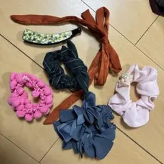 ヘアゴム、ヘア留めなど6点