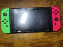 Nintendo Switch グリーン/ピンク 本体 - メルカリ
