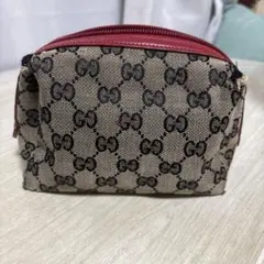GUCCI GG柄 ポーチ レッド最終値下げのサムネイル
