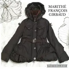 ✨希少✨ マリテフランソワジルボー バルーン ダウンコート ベルト付き