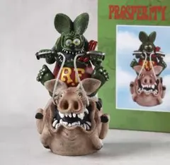 【値下げ】未使用 Rat Fink ラットフィンク フィギュアバイク 豚のサムネイル