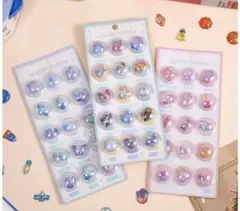コレクトシール　カプセル風　ぷっくりシール　ドロップシール　立体　硬質