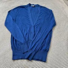 UNIQLO 薄手カーディガン L 青