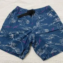 WILD THINGS サーフィン柄　総柄　 コットンハーフパンツ