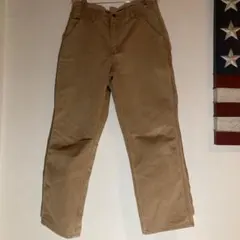 33x32 Carhartt ペインターパンツ キャメル シングルニー