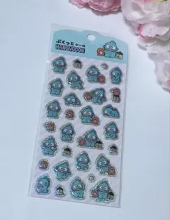 ハンギョドン　ぷくっとシール　キラキラホログラム立体シール　サンリオ　ステッカー