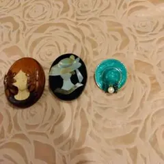 ゆ*ん様 ブローチ3点セット