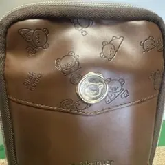 ラリクマ　ポーチバッグ　ゴールドチェ未使用品