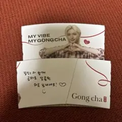 Gong cha 2枚セット　Stray Kids Felixコラボスリーブ