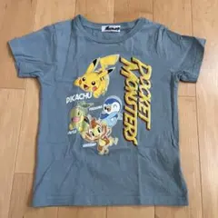 ポケットモンスター Tシャツ 100cm ブルーグレー